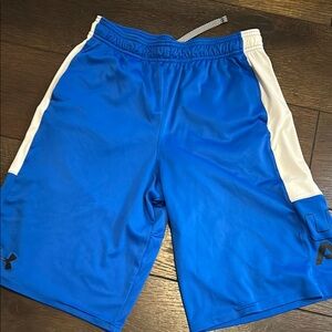 Under Armour Kids Blue and White Shorts